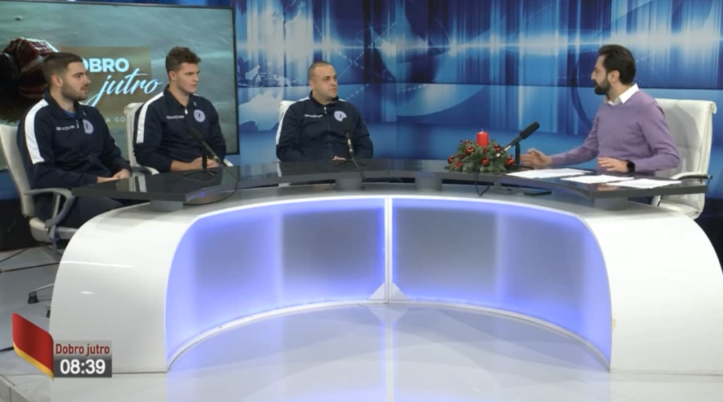 Gostovanje RK Budućnost u jutarnjem programu RTCG